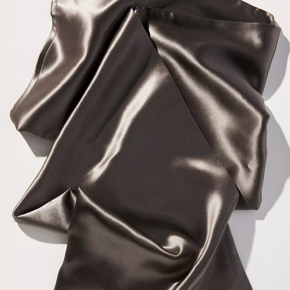 ❤️BUY 2 GET 1 FREE  Slip 100% Pure Silk Pillowcase,Queen,Retail $115.00,Charcoal - Picture 5 of 10